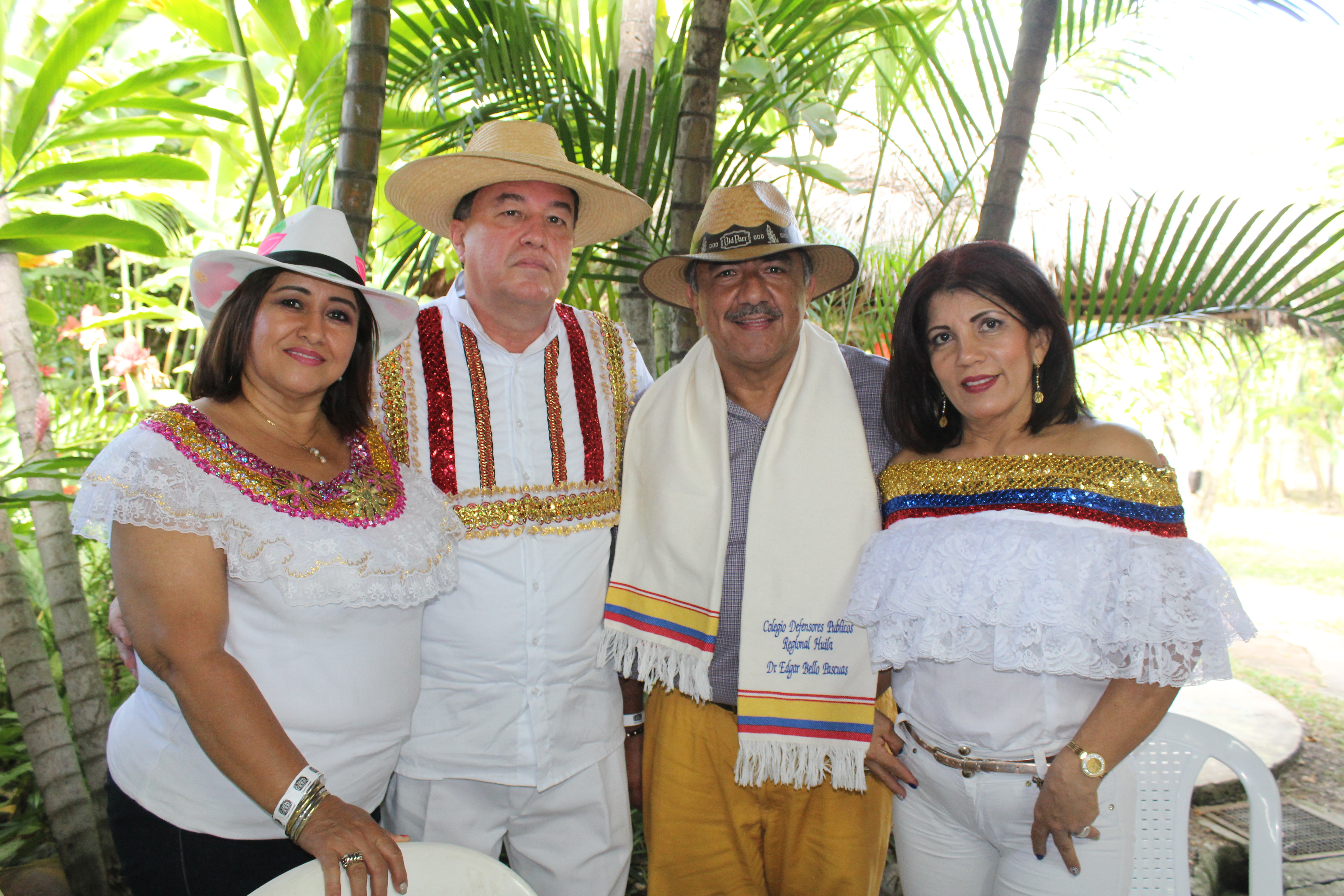 Graciela Medina, Jairo Araujo Osorio, Edgar Bello Pascuas y Deicy Judith Morales.